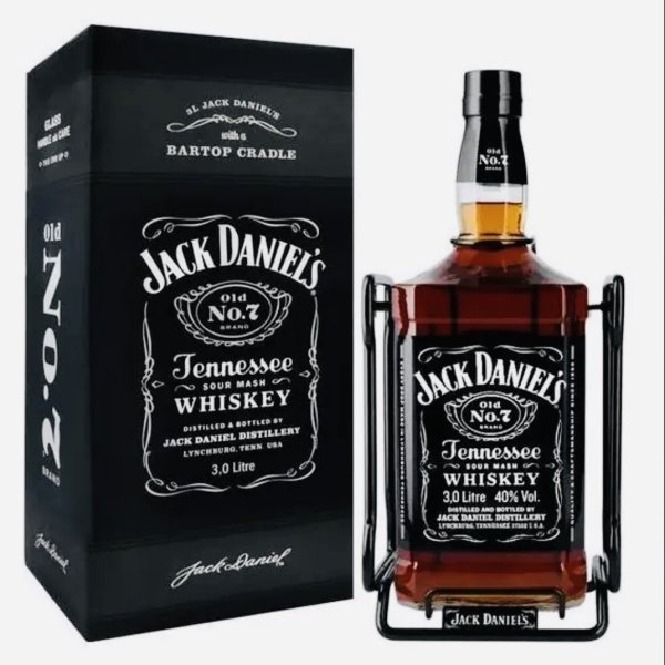 Whisky Jack Daniels 3LITROS com pêndulo 
